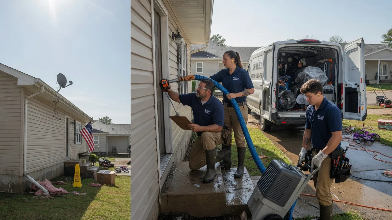 Ceiling Water Damage Restoration in Lyon, MS near me
